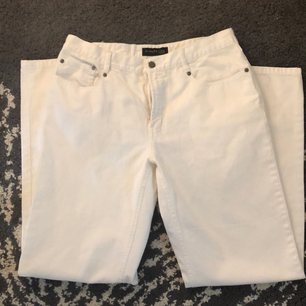 Men’s Kenneth Cole white jeans